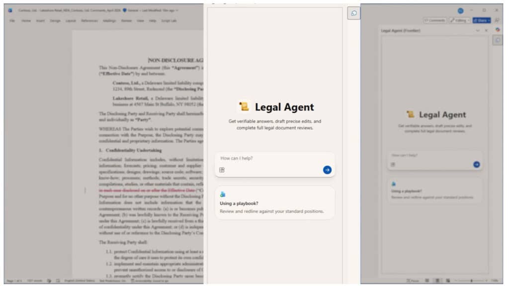 Microsoft Word Legal Agent