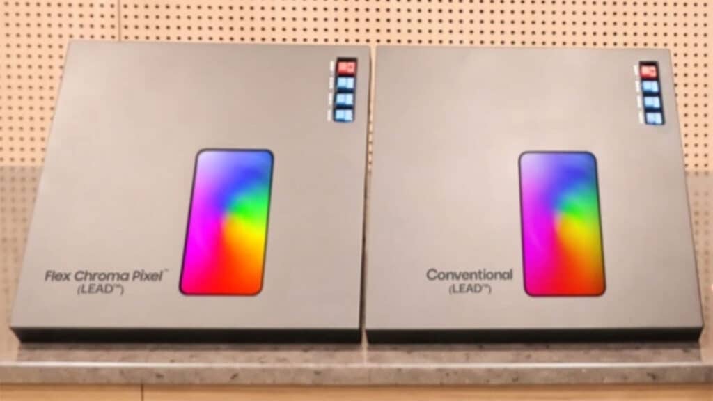 Samsung Flex Chroma Pixel (LEAD) OLED display