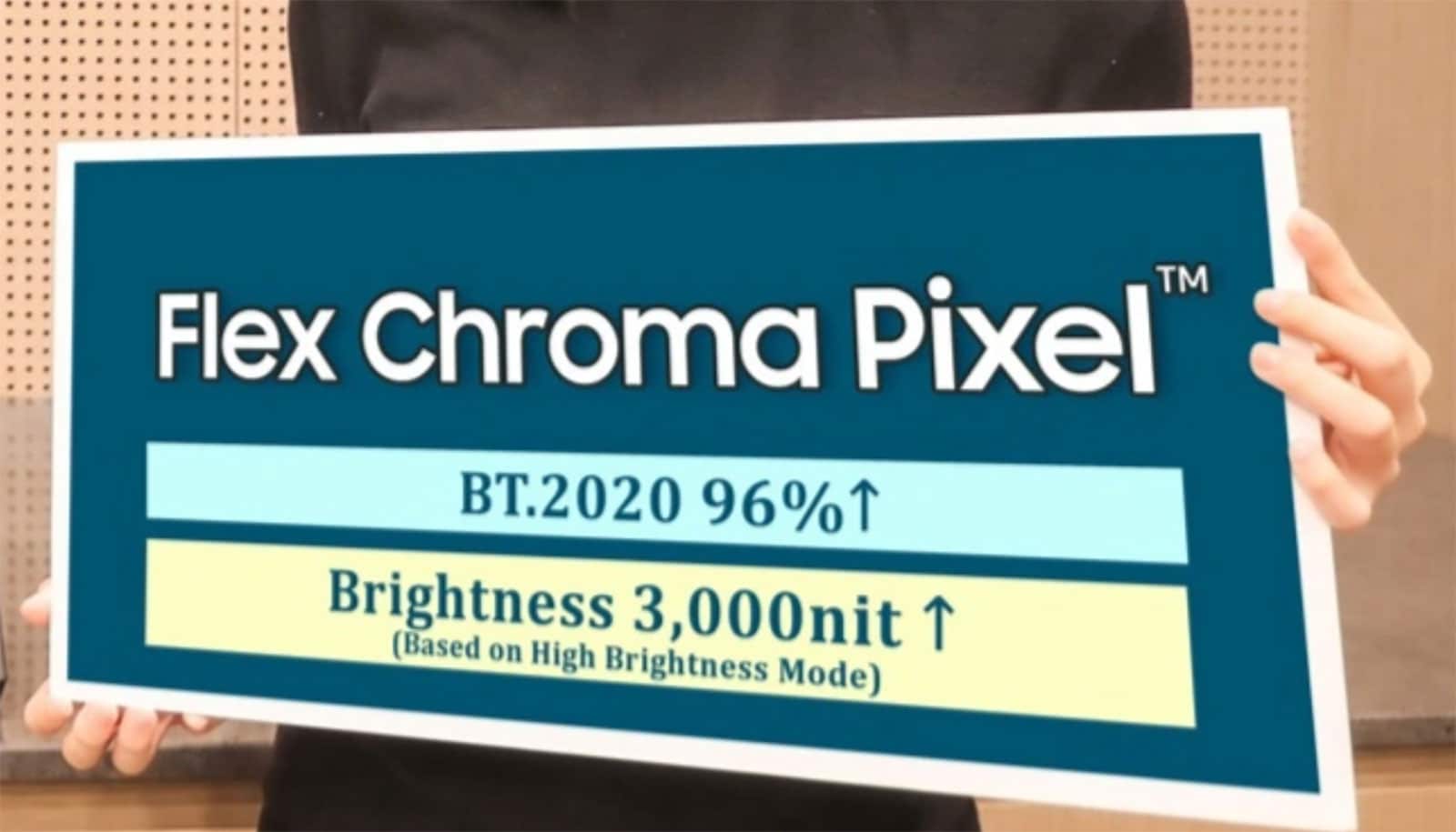 Samsung Flex Chroma Pixel (LEAD) OLED display