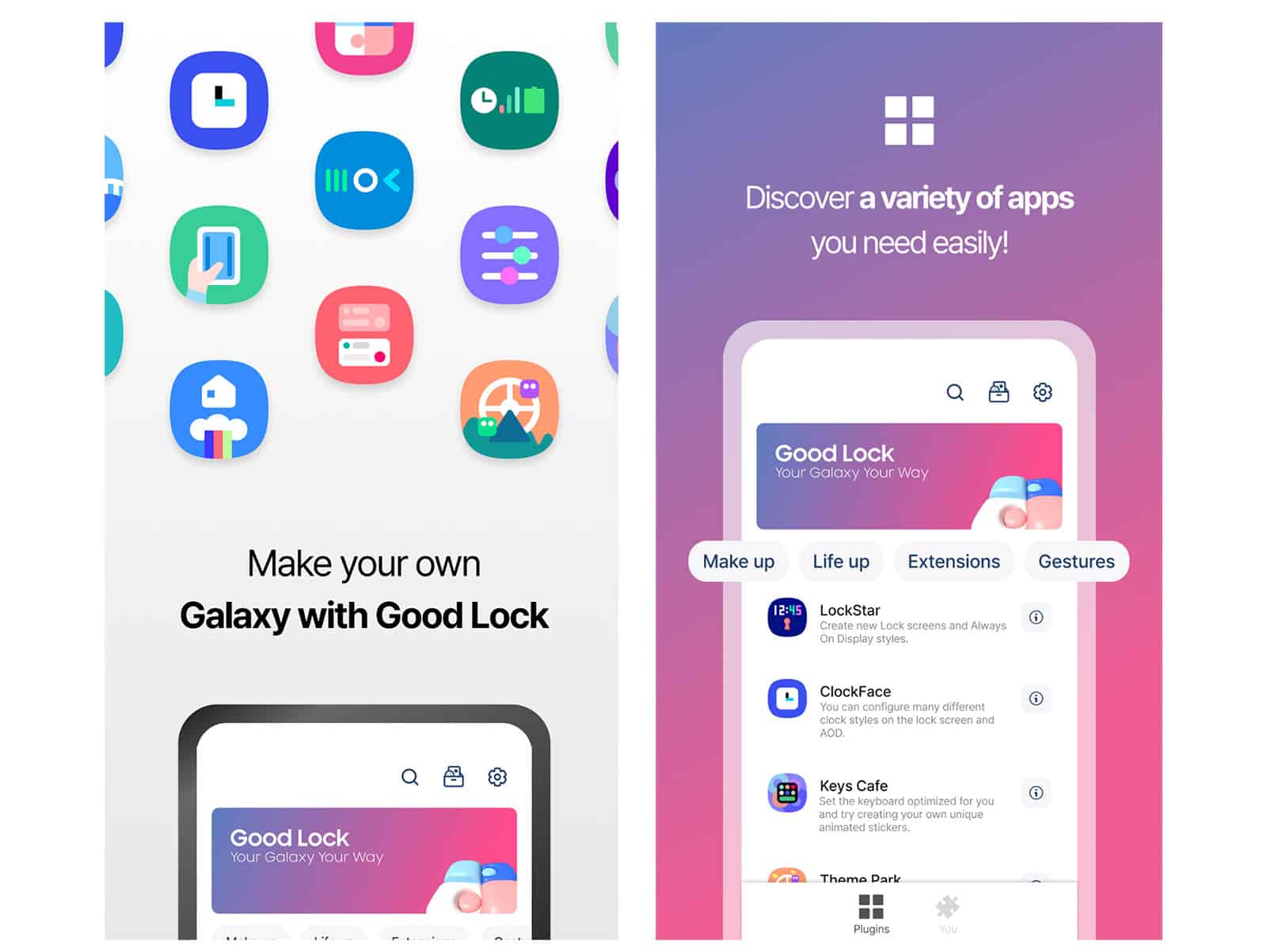 Samsung Good Lock app