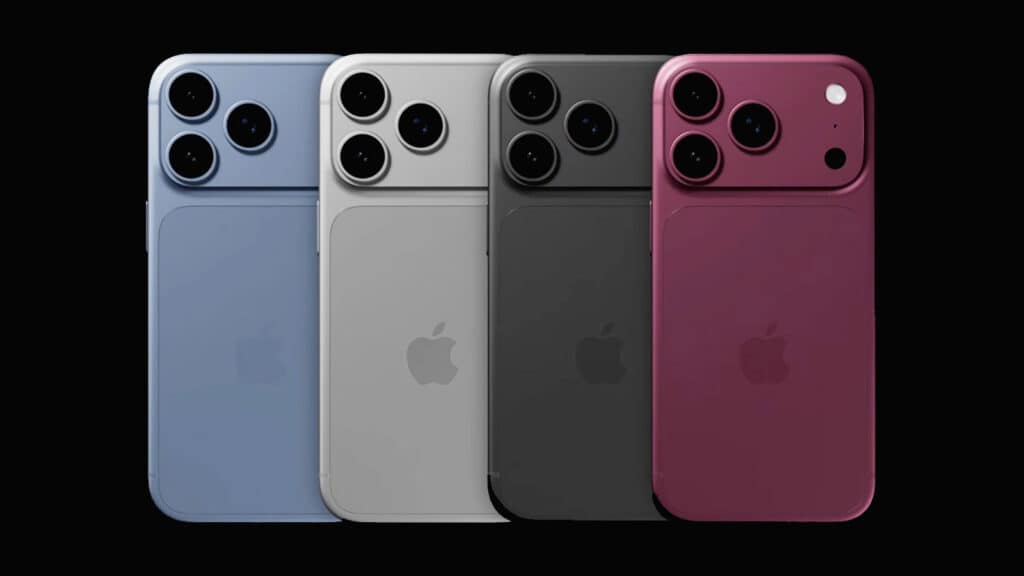 iPhone 18 Pro family render