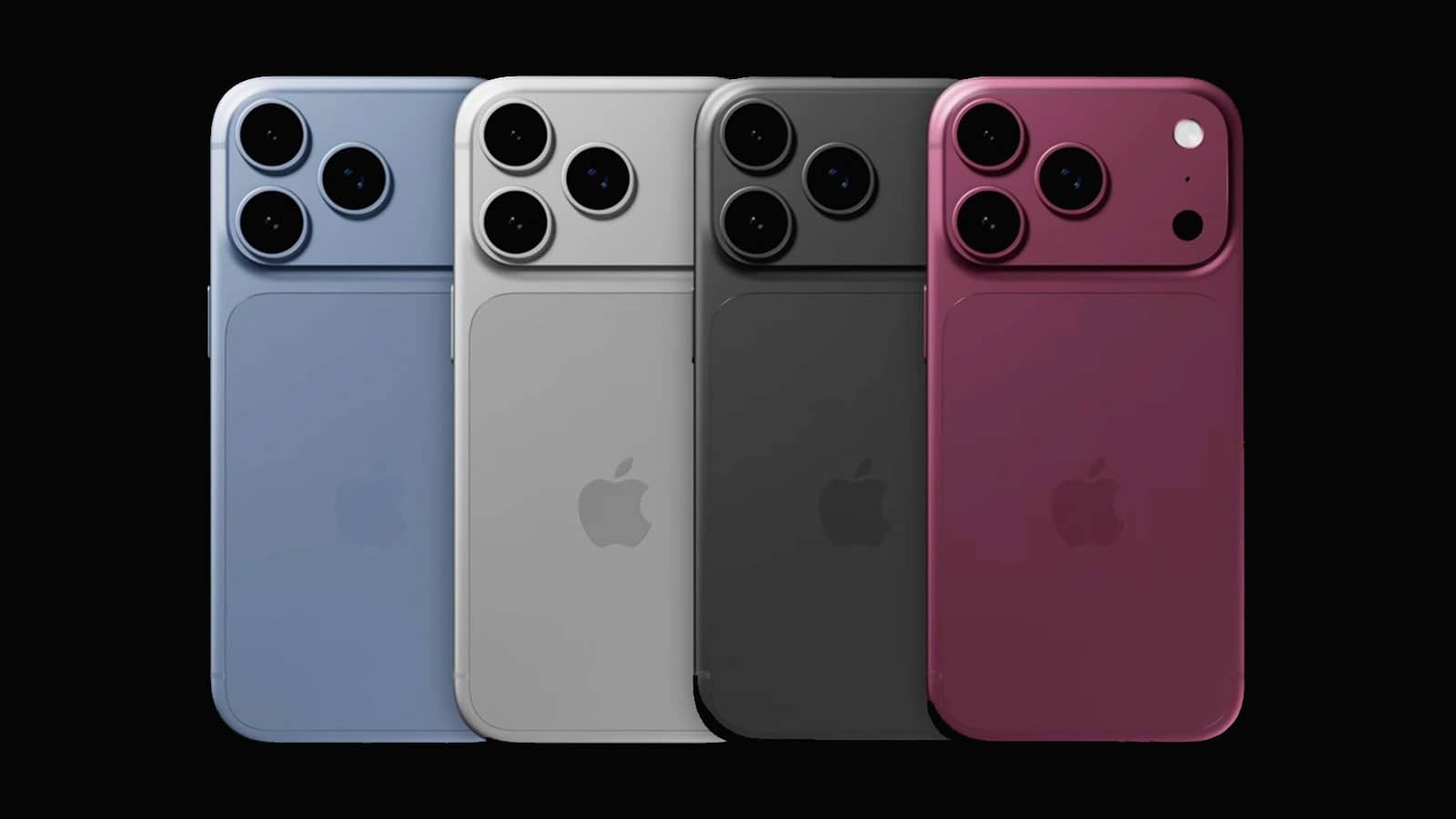 iPhone 18 Pro family render