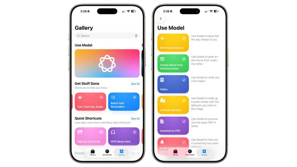 iPhone iOS shortcuts