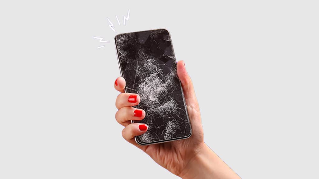 Screen cracked