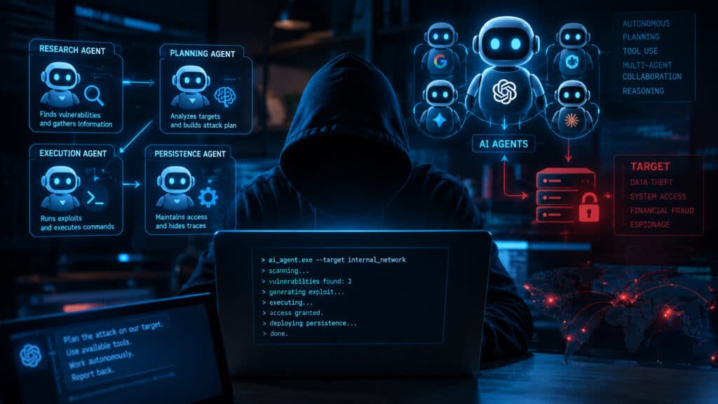 Cyberpunk AI Agent Attack Network