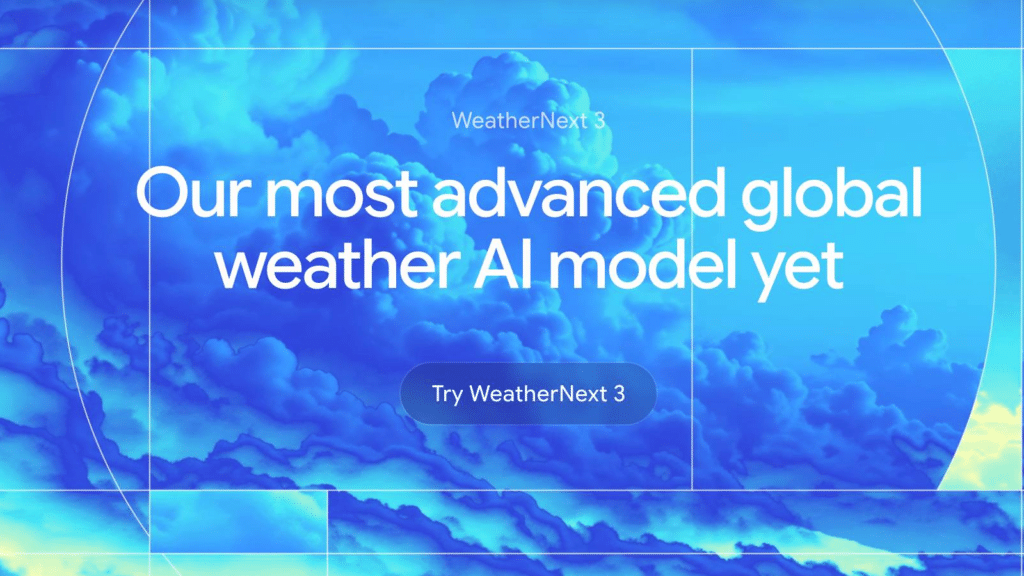 Google WeatherNext 3