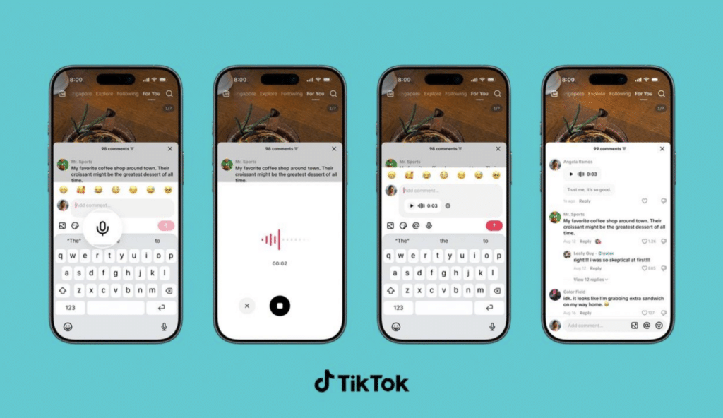 TikTok voice comments