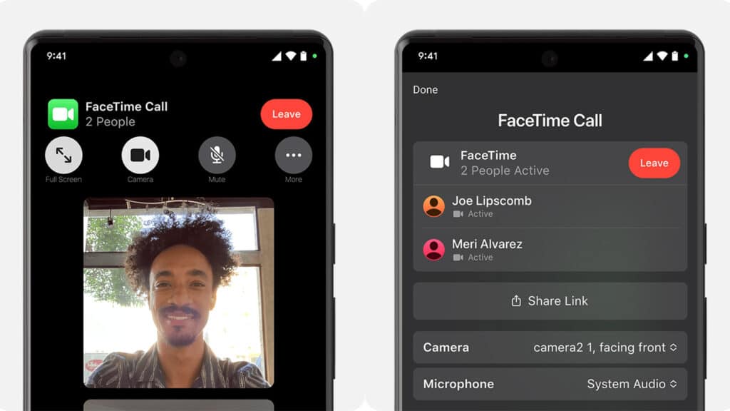 facetime Android