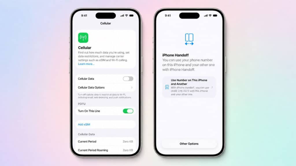 iOS 27 Hand-off