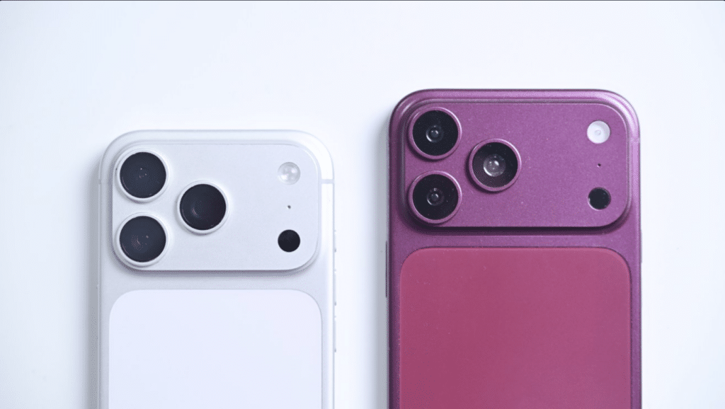 iPhone 17 Pro and iPhone 18 Pro Max dummy