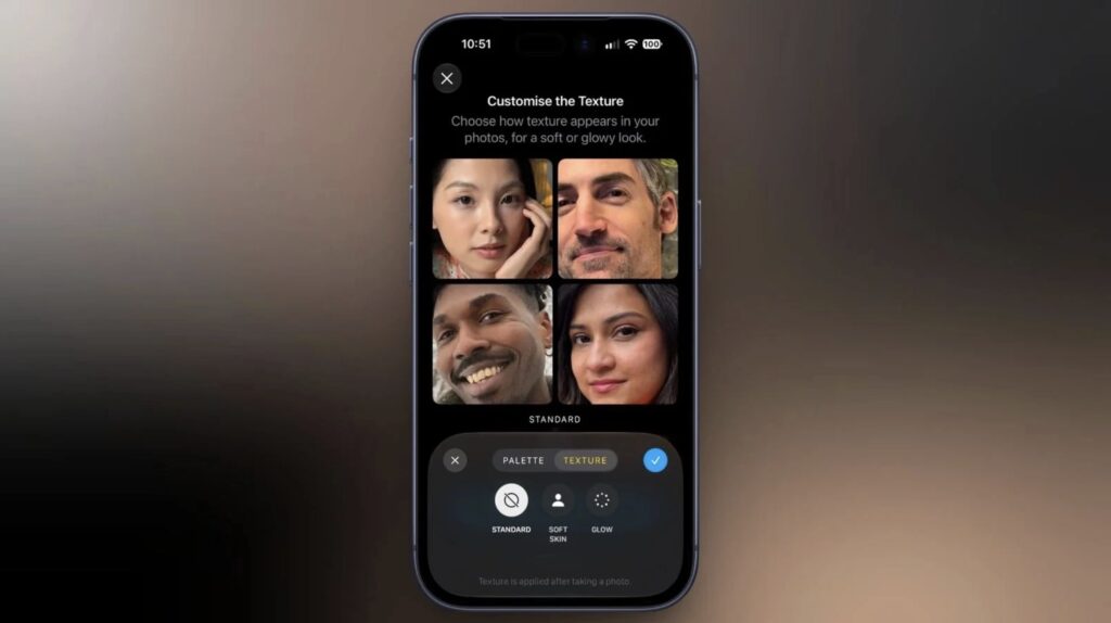 iPhone 18 Pro texture photos settings